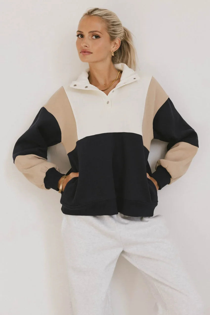Marcus Quarter Snap Sweatshirt - FINAL SALE