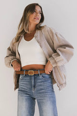 Oshen Leather Belt in Tan - FINAL SALE