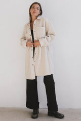 Milandra Sherpa Long Jacket - FINAL SALE