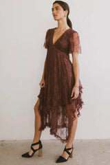 Francine Embroidered Mesh Dress - FINAL SALE