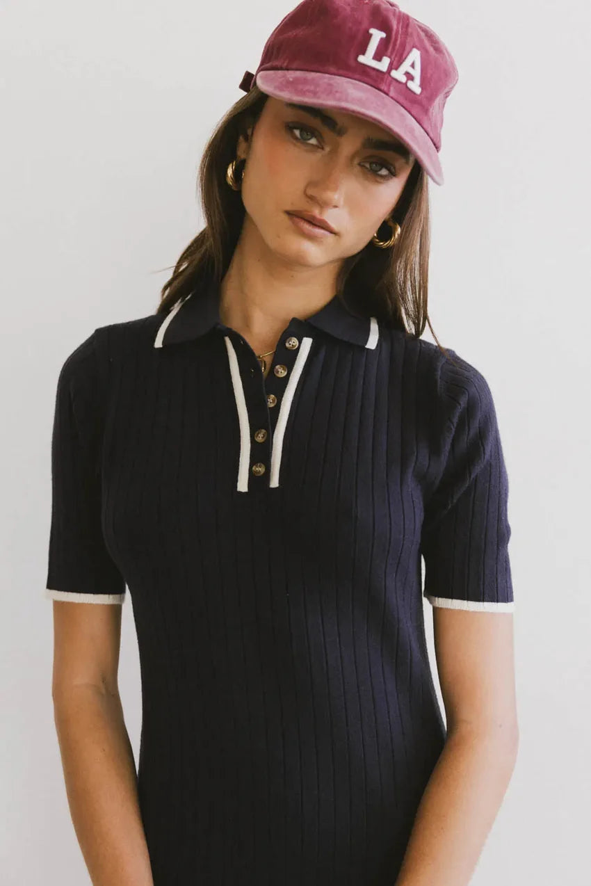 Posie Ribbed Knit Midi Dress - FINAL SALE