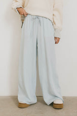 Luisa Wide Leg Pants in Blue - FINAL SALE