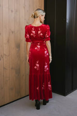 Ratana Velvet Floral Maxi Dress - FINAL SALE