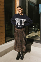 Pascal Pleated Floral Skirt - FINAL SALE