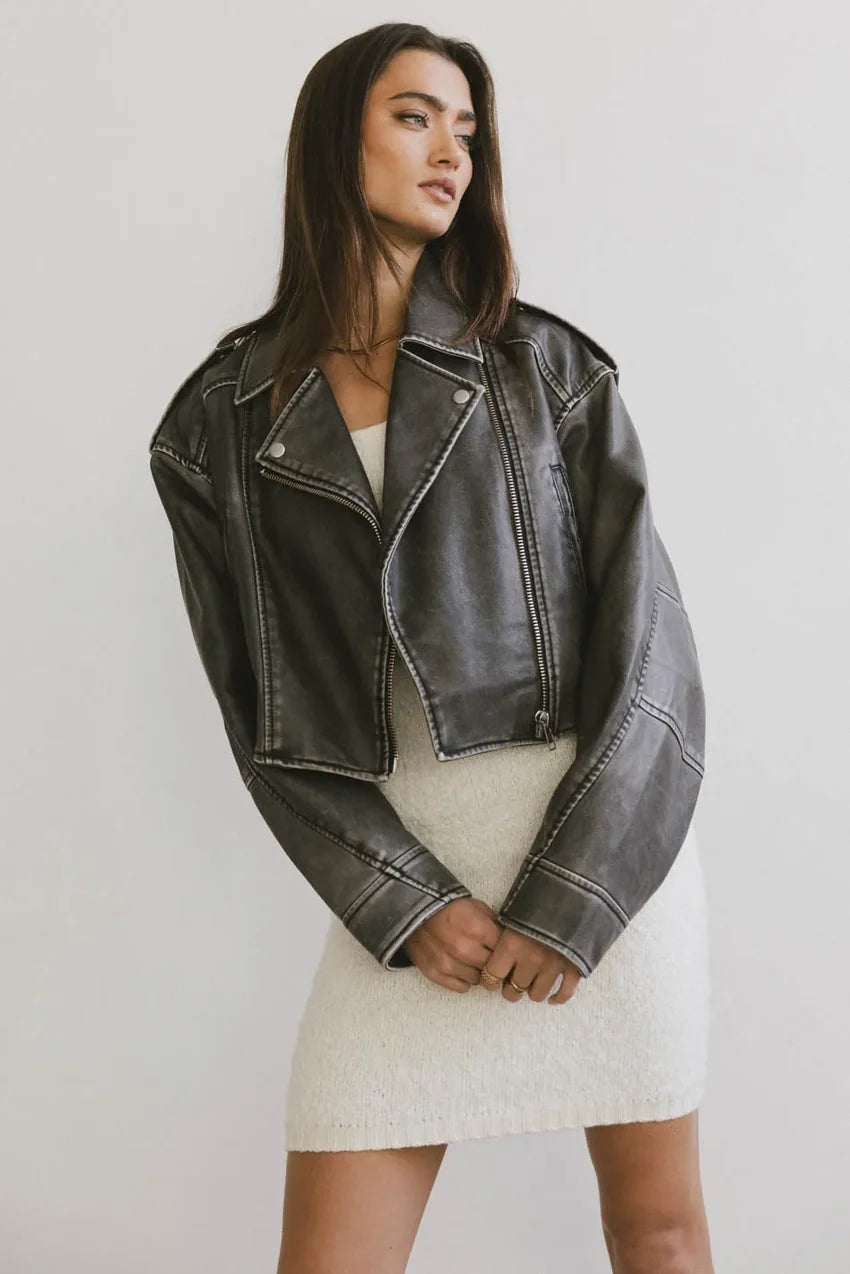 Leif Vegan Moto Jacket - FINAL SALE