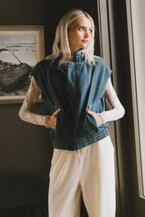 Larkin Denim Vest - FINAL SALE