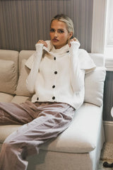Sadie Knit Cardigan in Ivory - FINAL SALE