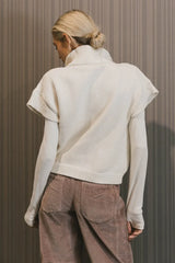 Sadie Knit Cardigan in Ivory - FINAL SALE