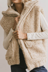 Melodie Sherpa Fleece Vest - FINAL SALE