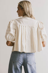 Ronan Pleated Blouse - FINAL SALE