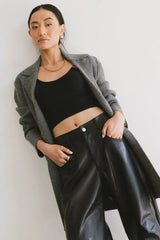 Micha Knitted Cardigan in Charcoal - FINAL SALE