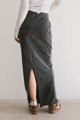 Katherine Skirt in Washed Black - FINAL SALE