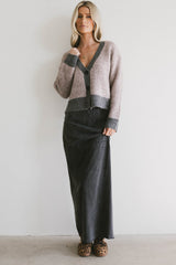 Katherine Skirt in Washed Black - FINAL SALE