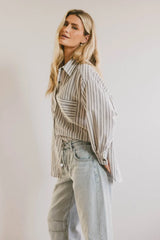 Sailor Striped Button Up - FINAL SALE