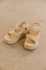 Seychelles Serenade Platform Sandals in Tan - FINAL SALE