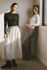 Jessica Bardot Top in Black - FINAL SALE