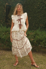 Inara Floral Midi Skirt - FINAL SALE
