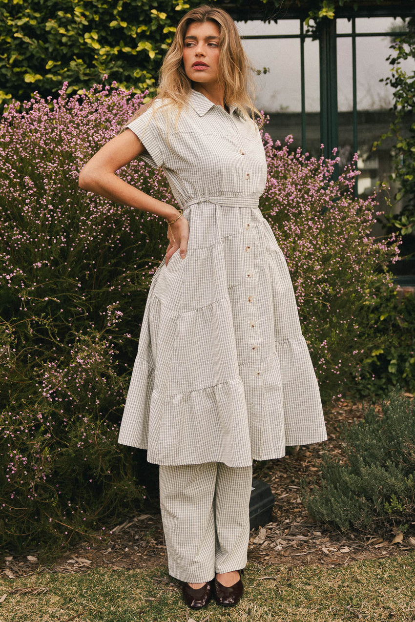 Tephra Plaid Midi Dress - FINAL SALE