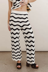 Elenor Knit Bottoms in Black - FINAL SALE
