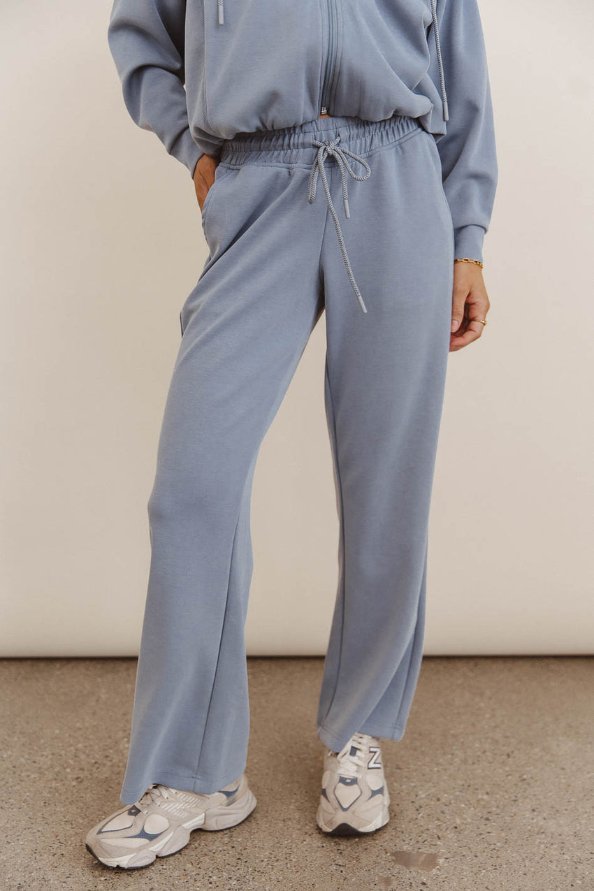 Balance Wide Leg Pants in Blue - FINAL SALE