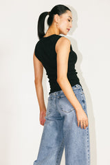 Kimberly Tank Top in Black - FINAL SALE