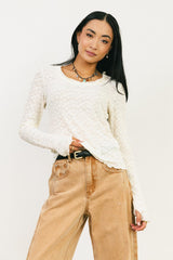 Gracey Lace Top in Cream - FINAL SALE
