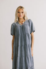 Maribel Denim Midi Dress - FINAL SALE