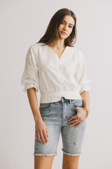 Chelsea High Rise Denim Shorts - FINAL SALE