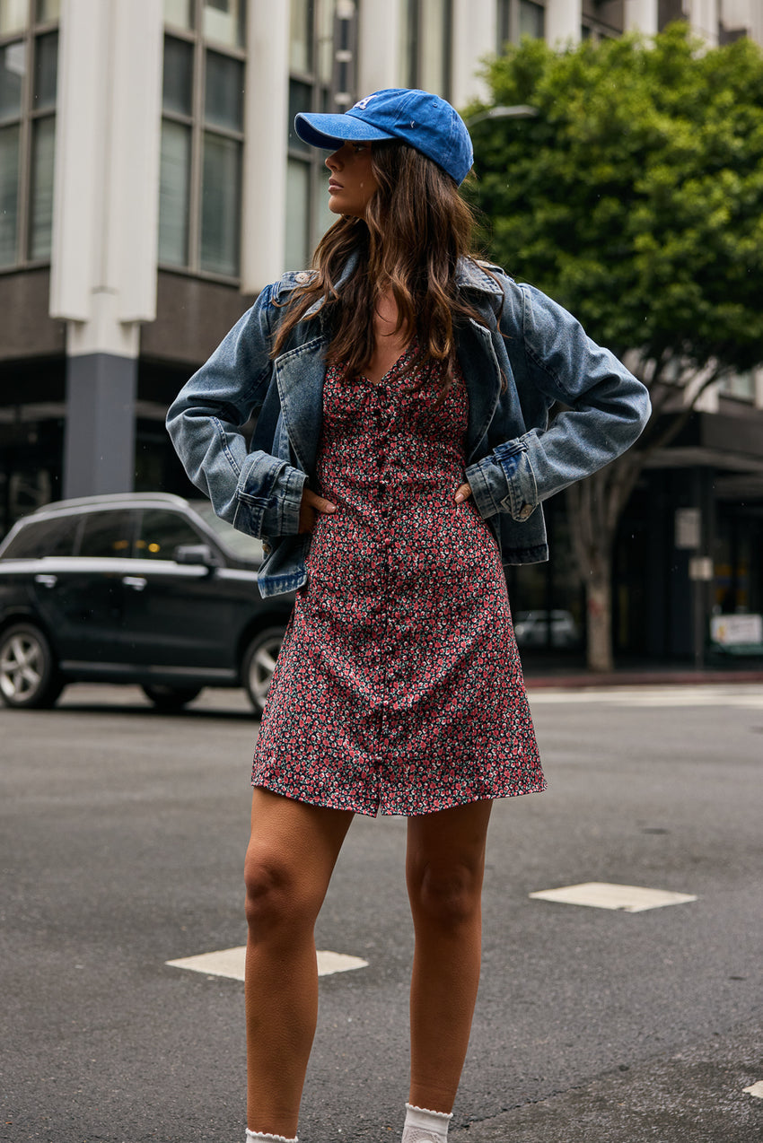 Anne Floral Mini Dress - FINAL SALE