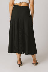 Samantha Maxi Skirt in Black - FINAL SALE