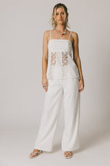 Karie Crochet Tank Top - FINAL SALE