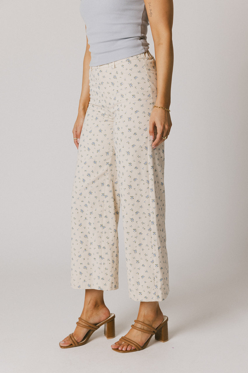 Megan Wide Leg Floral Pants - FINAL SALE