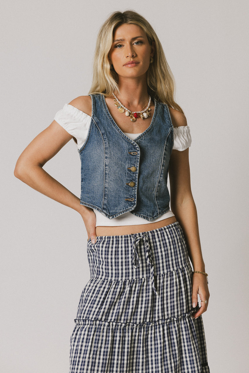 Maryanne Denim Vest - FINAL SALE