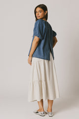 Iverson Denim Top - FINAL SALE