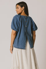Iverson Denim Top - FINAL SALE