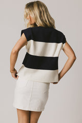 Camilla Striped Sweater in Navy - FINAL SALE