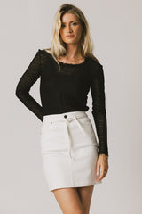 Gracey Lace Top in Black - FINAL SALE