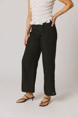 Karie Crochet Pants in Black - FINAL SALE