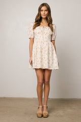 Bessie Floral Mini Dress - FINAL SALE