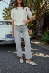 Hailey Polka Dot Straight Leg Jeans - FINAL SALE