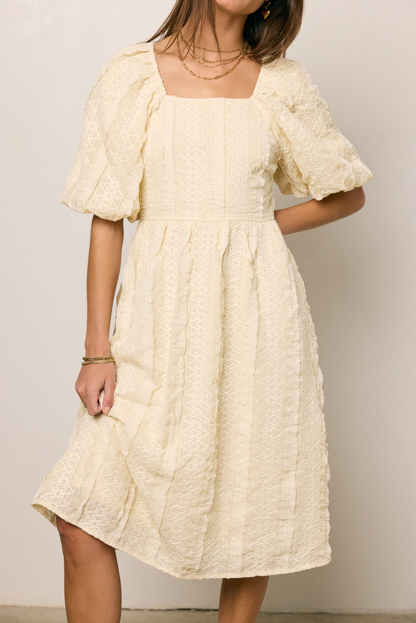 Gillie Textured Mini Dress - FINAL SALE