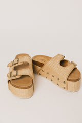 Aurora Woven Platform Sandals - FINAL SALE