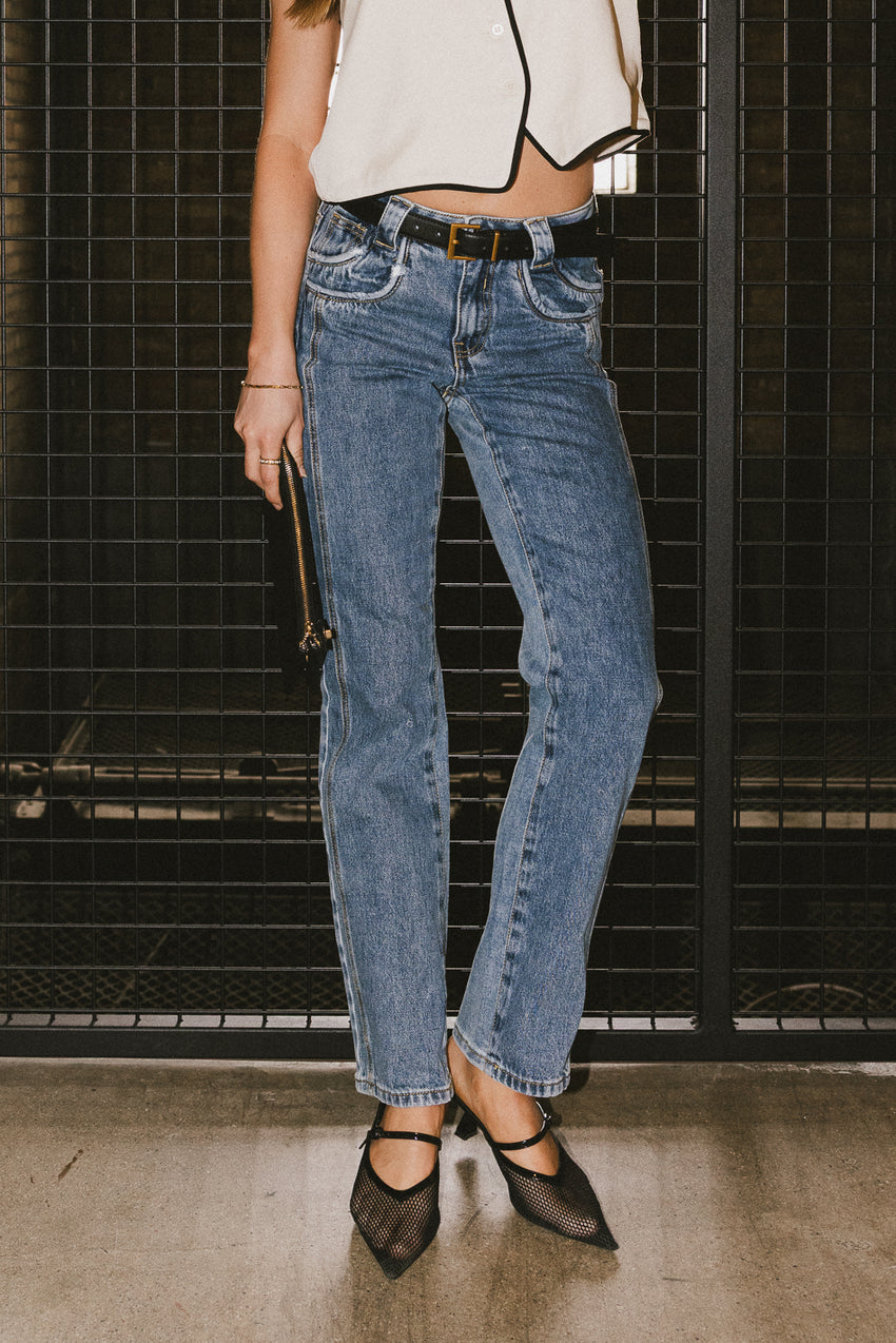 Mari Straight-Leg Jeans - FINAL SALE