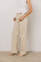 Kaya Corduroy Straight Leg Pants - FINAL SALE