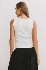Alia Ribbed top - FINAL SALE