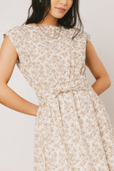 Heather Floral Maxi Dress in Brown - FINAL SALE