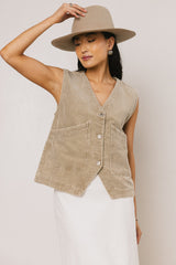 Devon Corduroy Vest - FINAL SALE