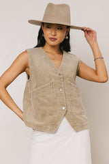Devon Corduroy Vest - FINAL SALE