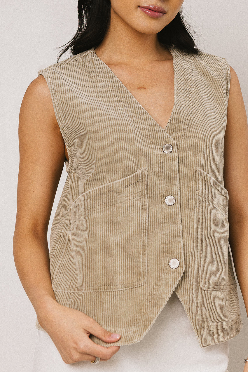 Devon Corduroy Vest - FINAL SALE