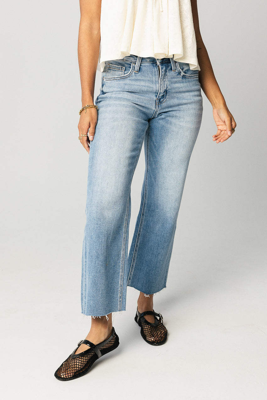 Theo Cropped Wide Leg Jeans - FINAL SALE